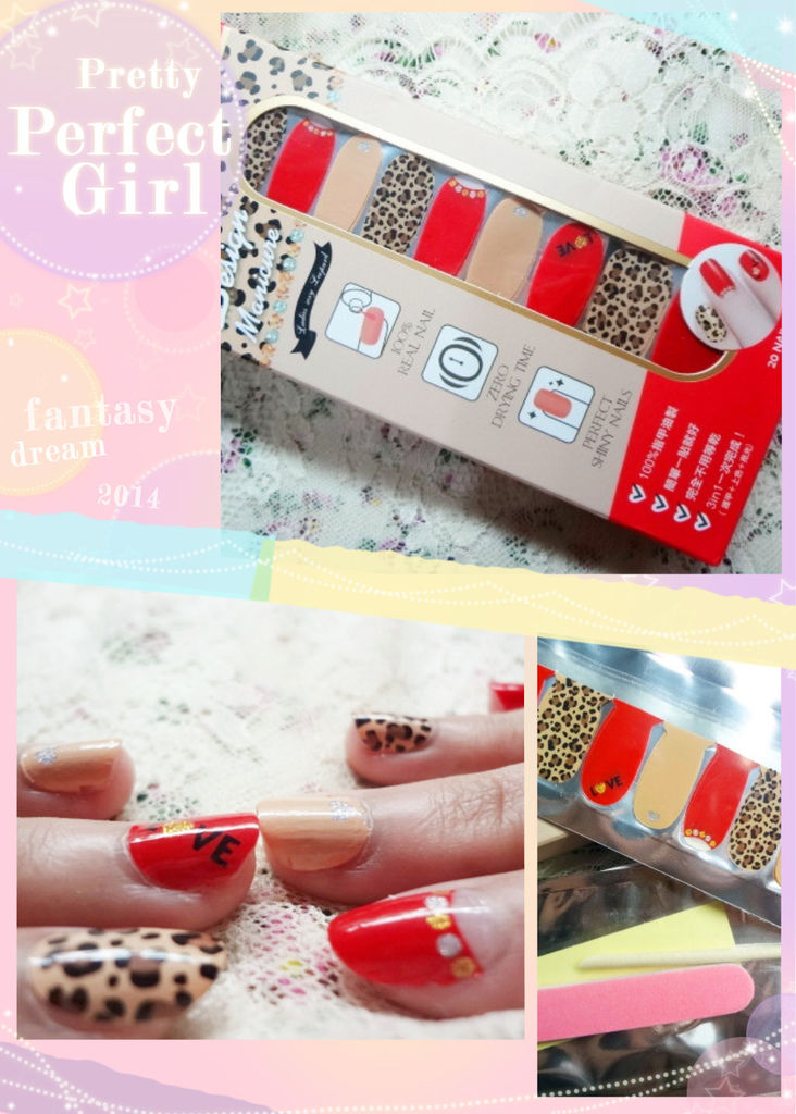 【美甲】用貼的也能有光療般質感 LOVE NAIL讓我盡情揮灑指尖浪漫