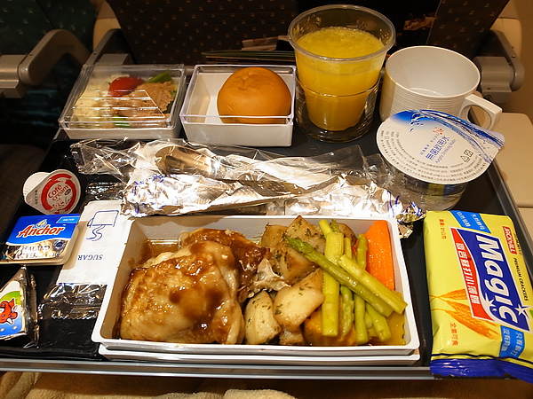 第一次覺得好吃的飛機餐 第一次覺得好吃的飛機餐