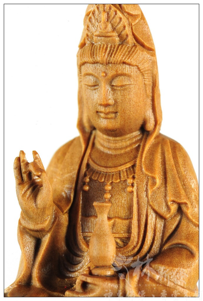 檀香小神作品-觀音、千手伽韋、龍觀音護法_002 檀香小神作品-觀音、千手伽韋、龍觀音護法_002