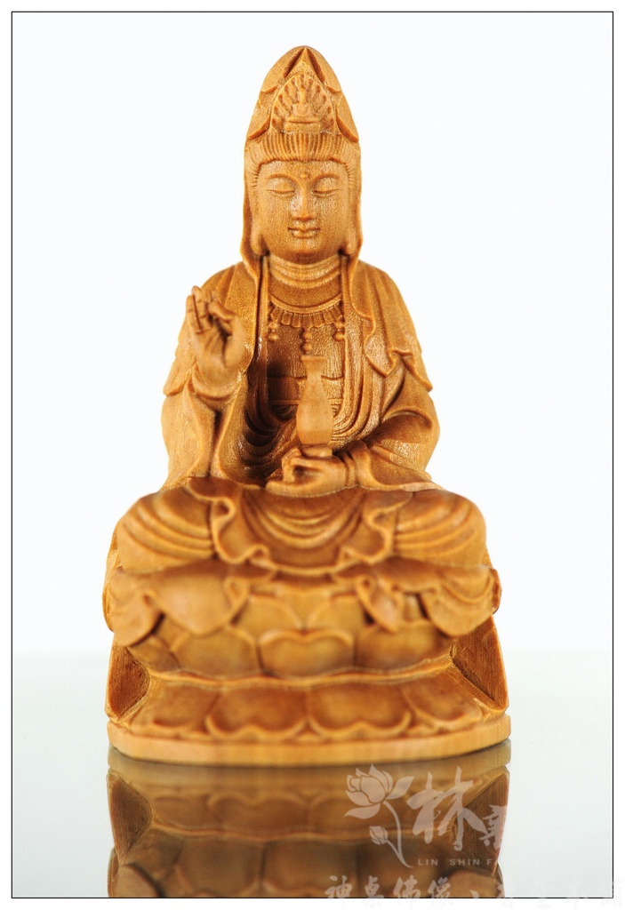 檀香小神作品-觀音、千手伽韋、龍觀音護法_004 檀香小神作品-觀音、千手伽韋、龍觀音護法_004