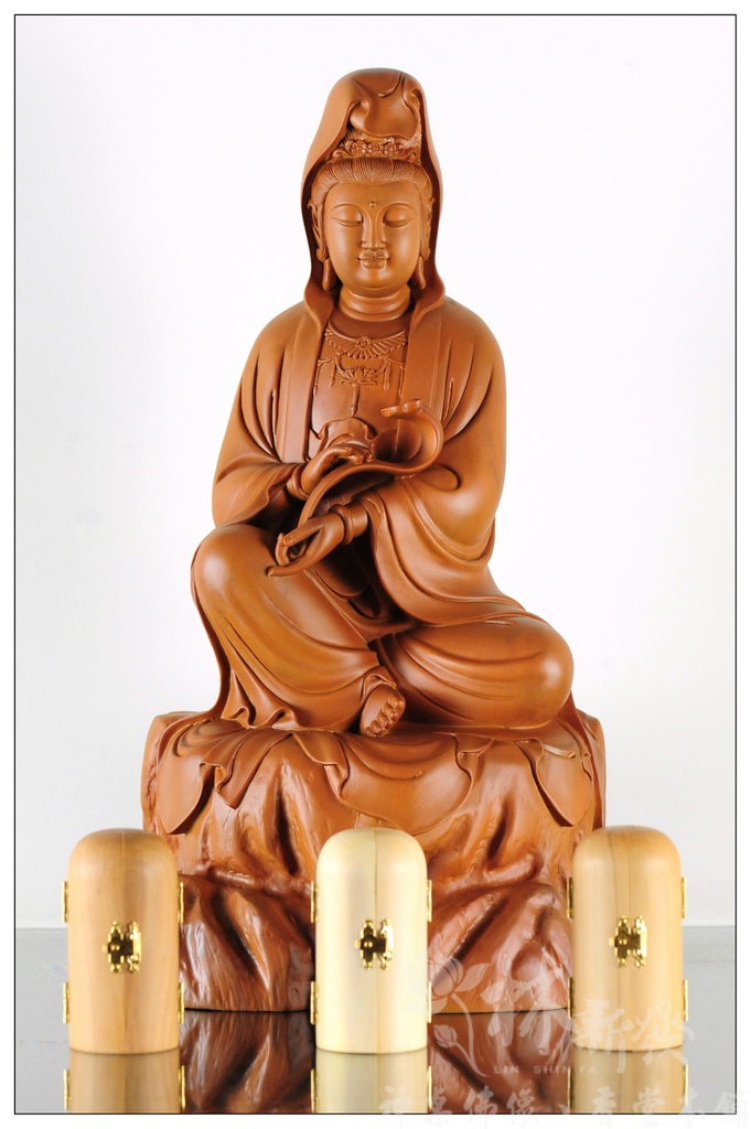 檀香小神作品-觀音、千手伽韋、龍觀音護法_009 檀香小神作品-觀音、千手伽韋、龍觀音護法_009