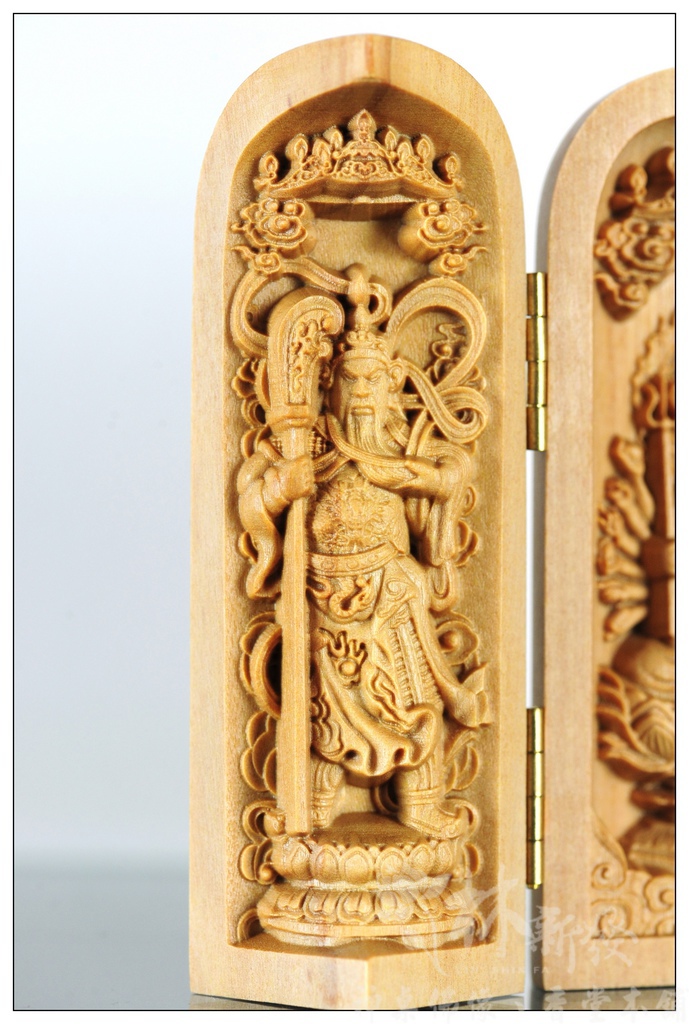 檀香小神作品-觀音、千手伽韋、龍觀音護法_014 檀香小神作品-觀音、千手伽韋、龍觀音護法_014