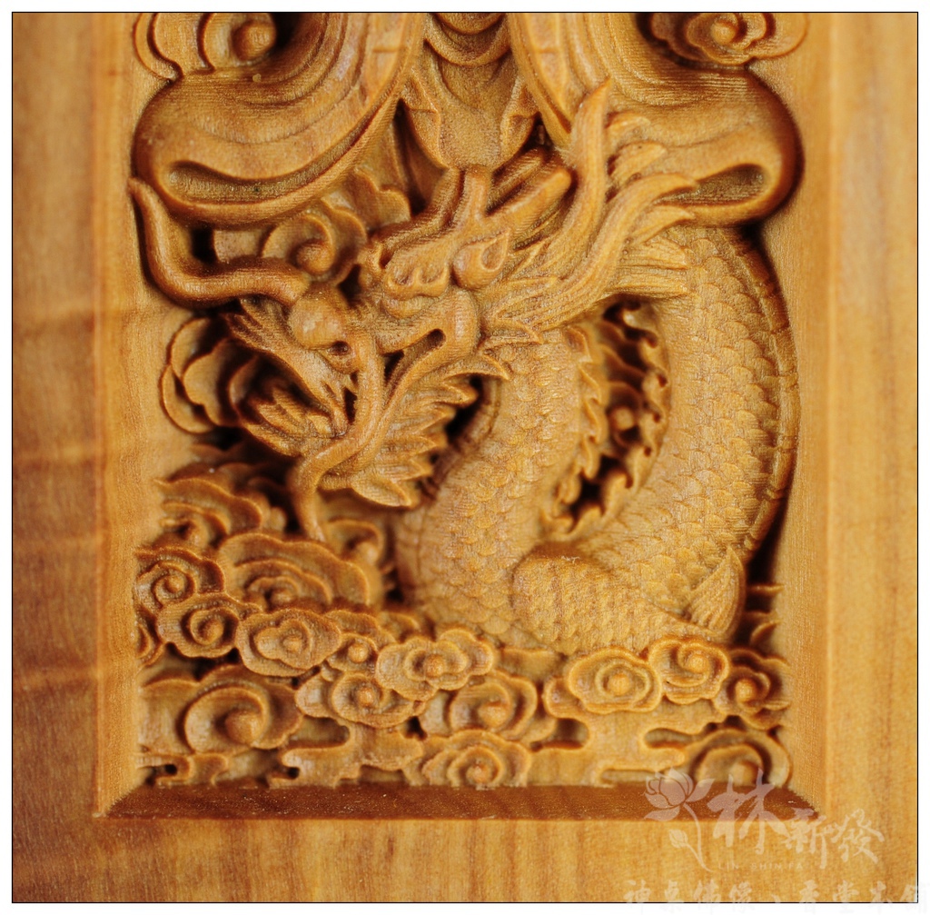 檀香小神作品-觀音、千手伽韋、龍觀音護法_018 檀香小神作品-觀音、千手伽韋、龍觀音護法_018