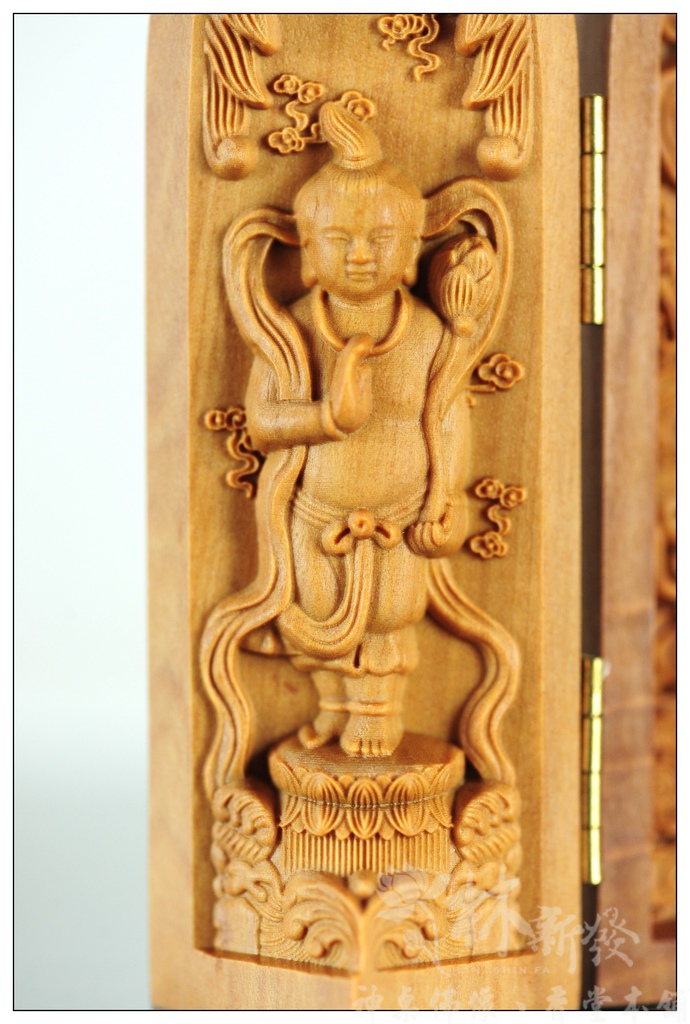 檀香小神作品-觀音、千手伽韋、龍觀音護法_019 檀香小神作品-觀音、千手伽韋、龍觀音護法_019