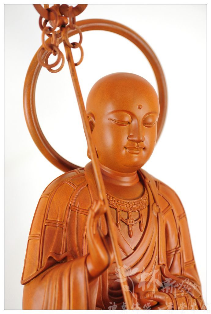 新發神藝-自在地藏王菩薩(山岩水景蓮花/尺三．尺六)