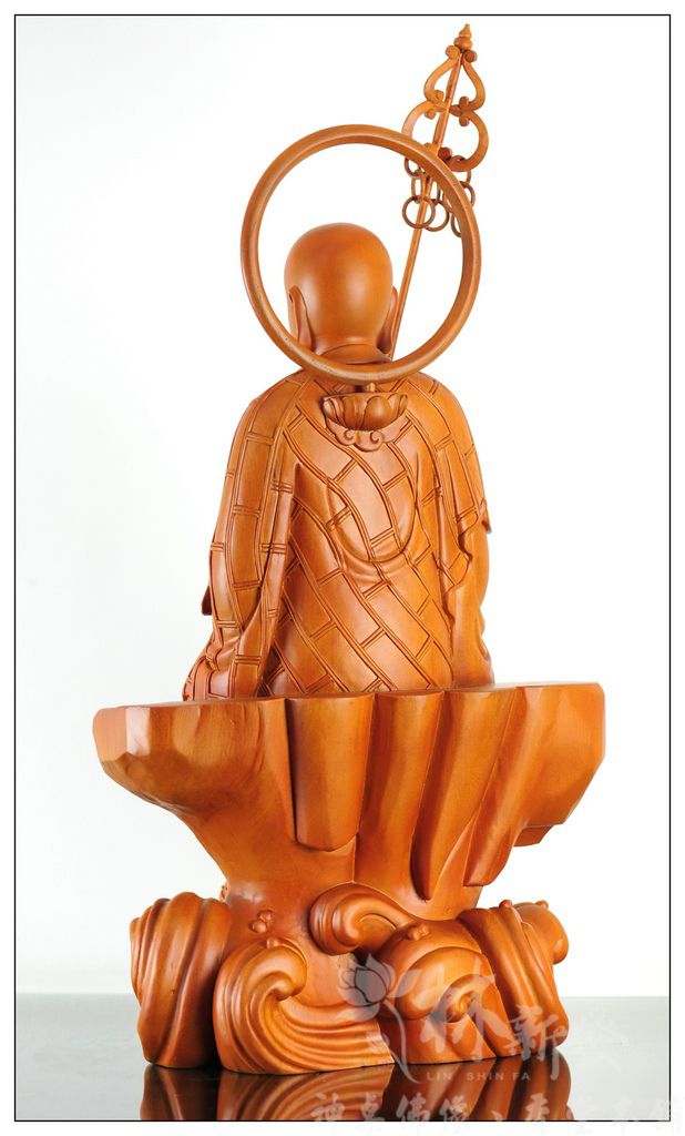 新發神藝-自在地藏王菩薩(山岩水景蓮花/尺三.尺六) 新發神藝-自在地藏王菩薩(山岩水景蓮花/尺三.尺六)