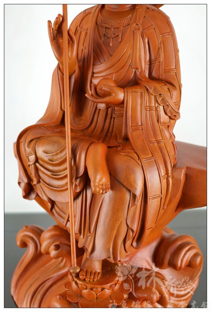 新發神藝-自在地藏王菩薩(山岩水景蓮花/尺三.尺六) 新發神藝-自在地藏王菩薩(山岩水景蓮花/尺三.尺六)