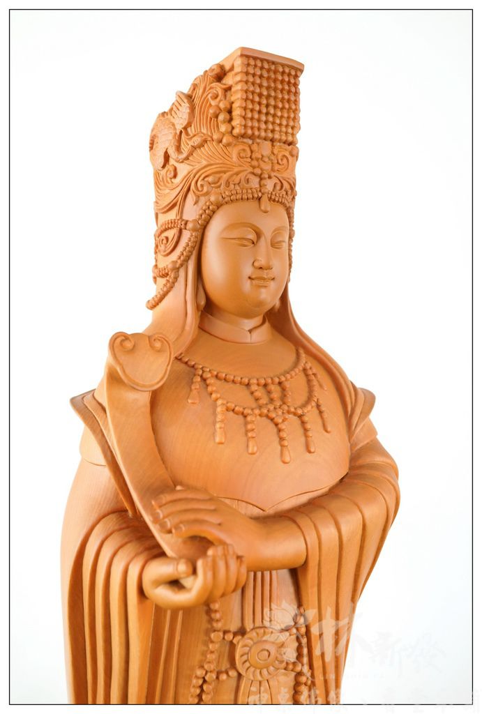 神像藝術-湄洲媽祖(天上聖母娘娘)-二尺二台灣檜木 神像藝術-湄洲媽祖(天上聖母娘娘)-二尺二台灣檜木