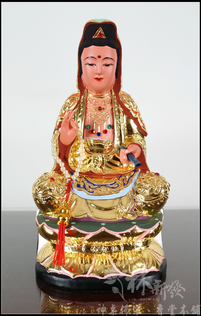 神像修復-福德正神、觀世音菩薩(台灣一級純金)