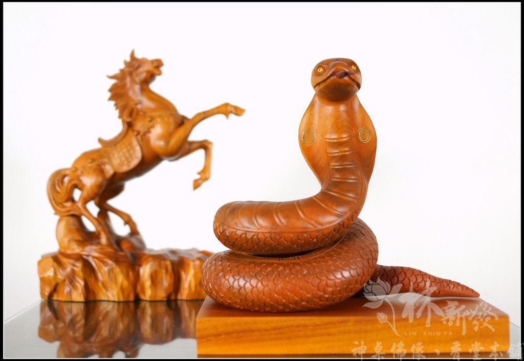 藝術創作-神馬、神蛇蛇王（尺三、二尺二藝術作品）