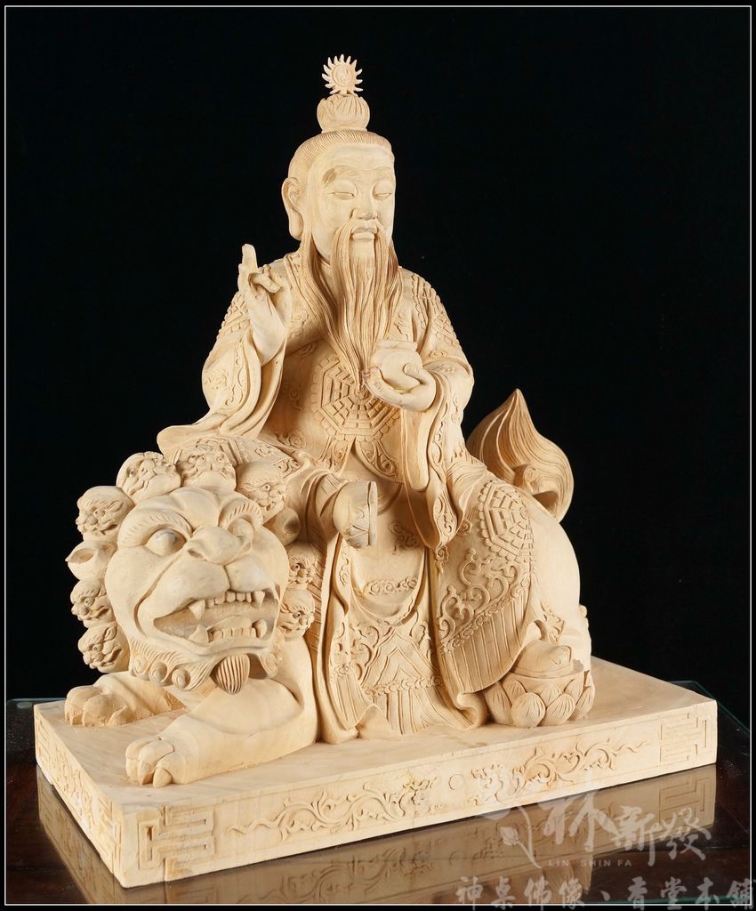 新發神藝-太乙救苦天尊/太乙真人（仙佛手工雕刻藝術）