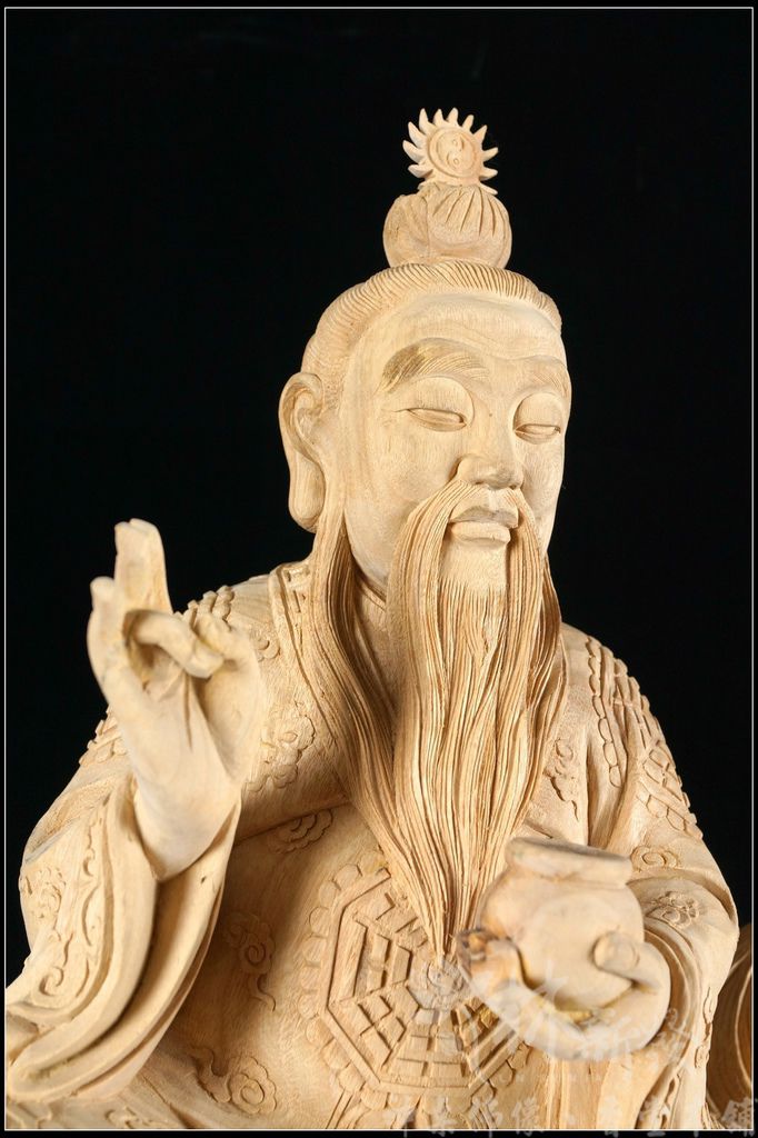新發神藝-太乙救苦天尊/太乙真人（仙佛手工雕刻藝術）