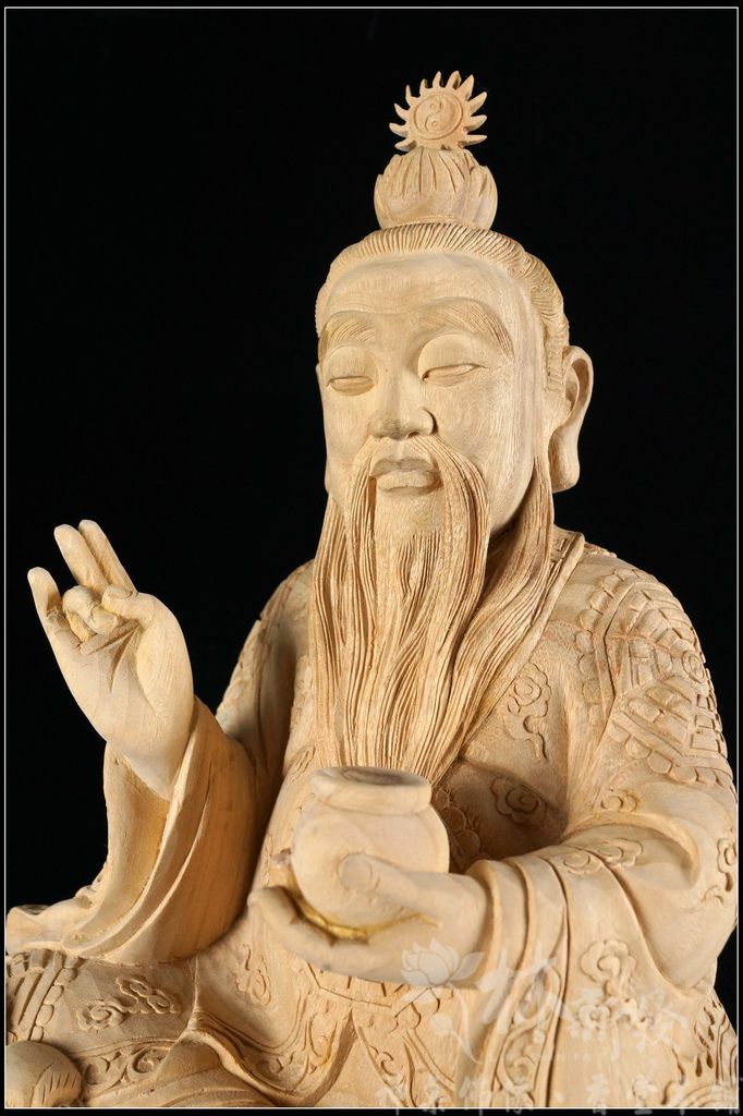 新發神藝-太乙救苦天尊/太乙真人（仙佛手工雕刻藝術）