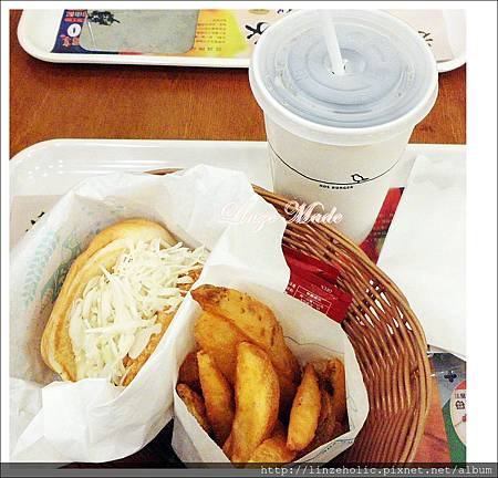 20130915紙膠帶+乙女聚會03_摩斯漢堡 黃金炸蝦堡套餐