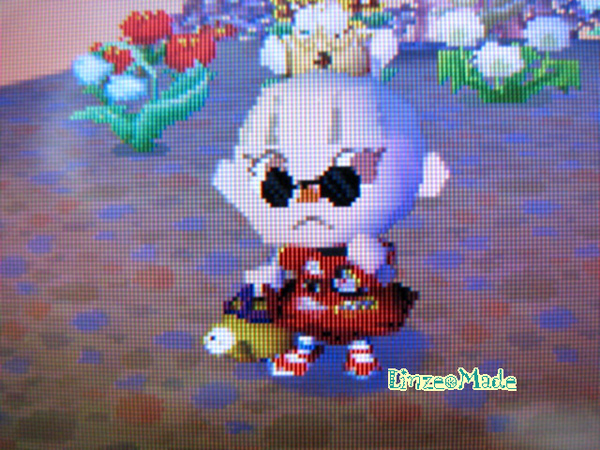 動森_金髮馬尾髮型