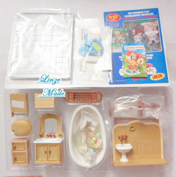 英版地磚浴室組_實品開盒 英版地磚浴室組_實品開盒