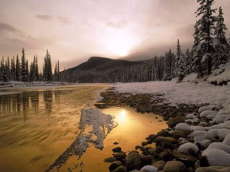 Bow River, Rocky Mountains, Canada