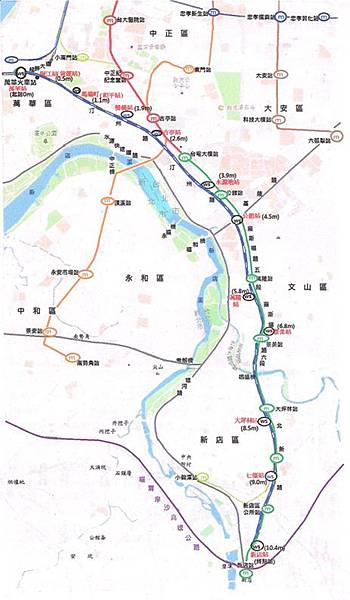 萬新鐵路路線圖 林幸慧繪製