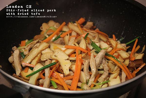 豆幹炒肉絲05 豆幹炒肉絲05