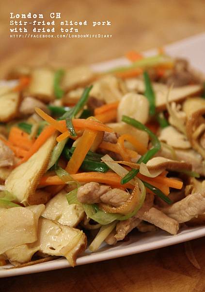 豆幹炒肉絲06 豆幹炒肉絲06