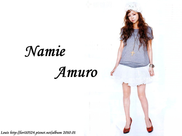 1024x768 Namie Amuro 2010.03 mina