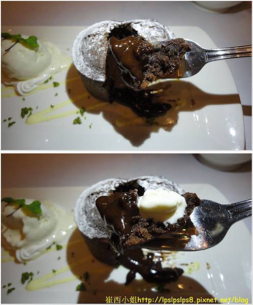 布朗尼單吃與加上冰淇淋.jpg
