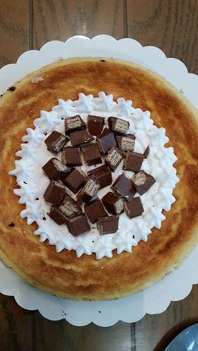 kitkat cheese cake 4