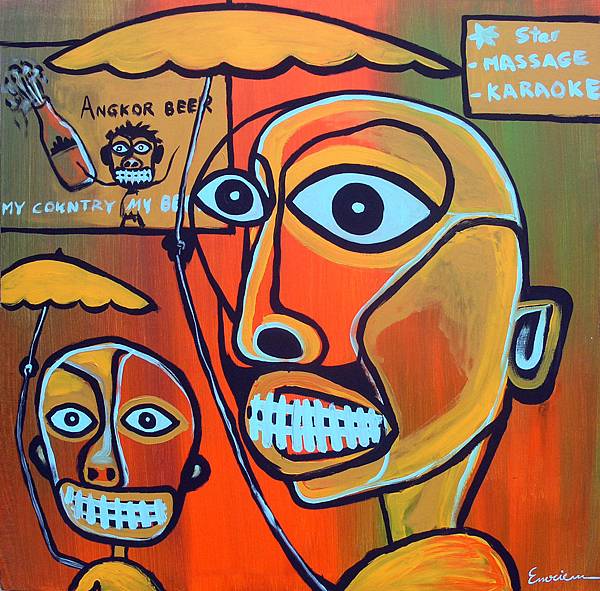 Acrylic on canvas, 100 x 100 cm Acrylic on canvas, 100 x 100 cm