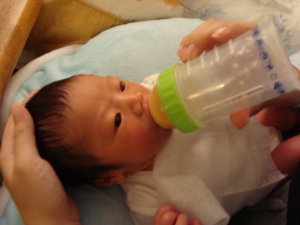 William's first bottle