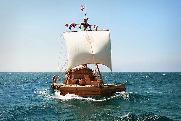 Kon-Tiki Off To Sea, big Kon-Tiki Off To Sea, big
