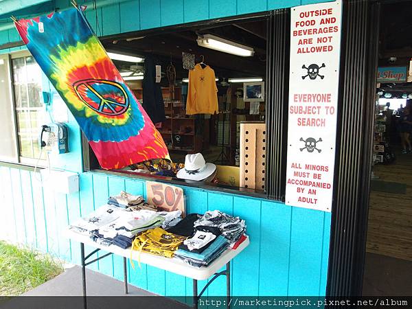 Jeff's Pirates Cove的紀念品店部份 Jeff's Pirates Cove的紀念品店部份