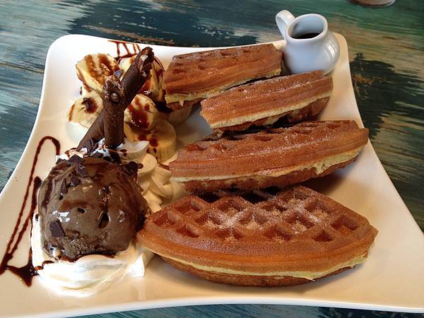 香蕉巧克力鬆餅 IMG_0223