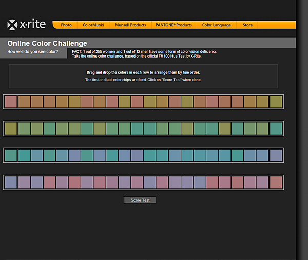 Color-Test - Online-Color-Challenge - X-Rite - 01
