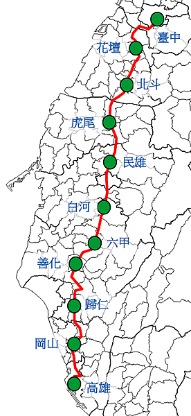 初冬南國單車物語第一天路線圖