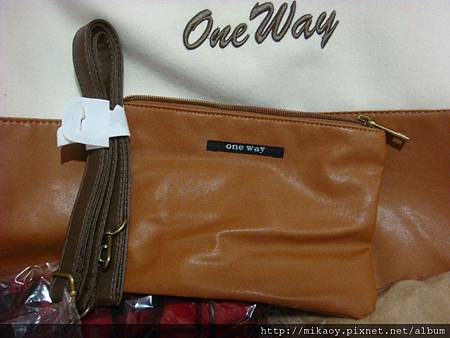 One Way(1)皮感小收納包&背帶