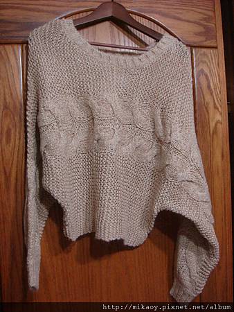 Bye Bye(4)駝色飛鼠袖針織毛衣