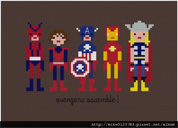 刺繡 復仇者聯盟 刺繡 復仇者聯盟