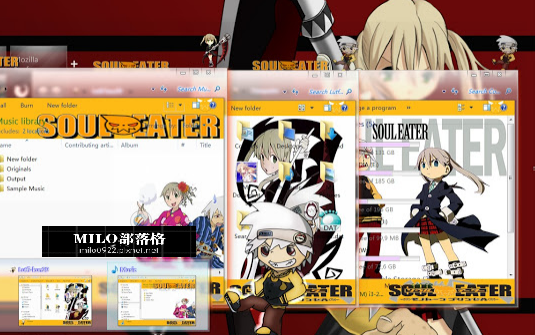 Soul Eater v1 Soul and Maka Soul Eater v1 Soul and Maka