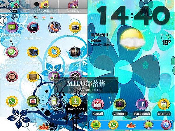 Flower Power GO Launcher milo0922.pixnet