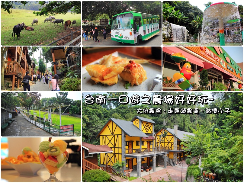 【台南景點】台南農場好好玩:大坑休閒農場、玉井走馬瀨休閒農場、玉井農會熱情小子芒果冰館、田媽媽田園美食~