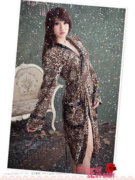 豹紋睡袍,性感睡袍 性感睡衣 豹紋睡袍,性感睡袍 性感睡衣