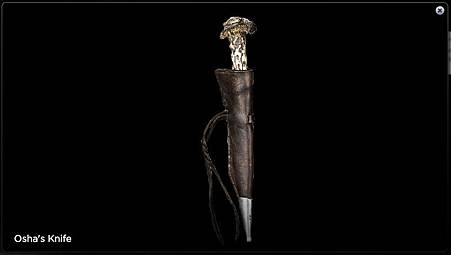 From the Set - Osha's Knife From the Set - Osha's Knife