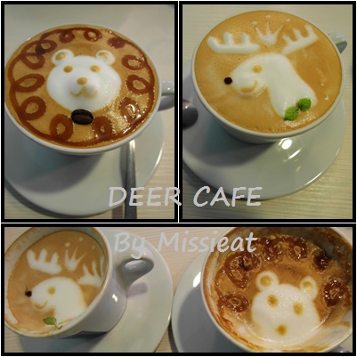 [食記台中西區]DEER CAFE迷鹿咖啡-可愛拉花也有聖誕節 ...