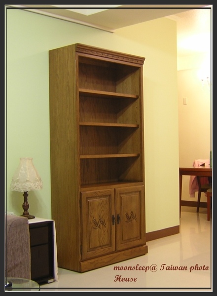 春夏秋冬書櫃側面