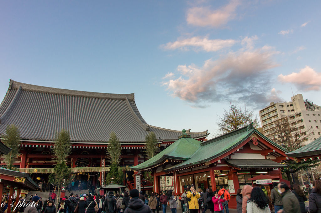 『日本自由行』東京 聖誕節 五天四夜 淺草寺 雷門 仲見世通 大黑家