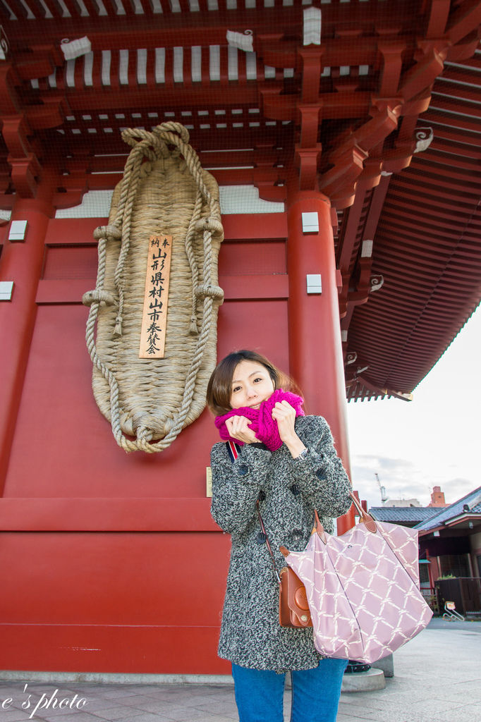 『日本自由行』東京 聖誕節 五天四夜 淺草寺 雷門 仲見世通 大黑家