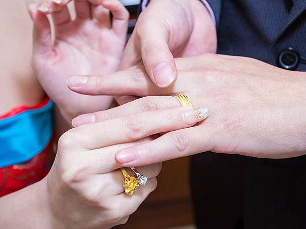 步驟九 戴戒指