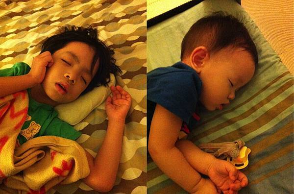 睡の顏～Todd & Thor 兄弟倆 [2012:6:11夜]