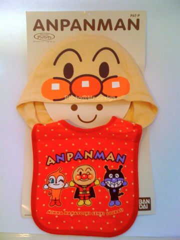 アンパンマン麵包超人嬰兒圍兜03-m30.jpg