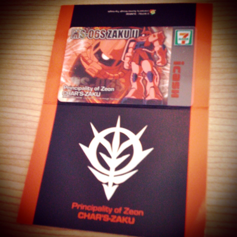 icash ~MS-06S Zaku II ~紅色彗星(赤い彗星) ~夏亞專用機 CHAR'S 